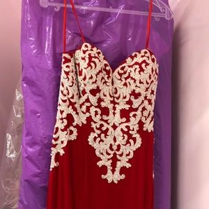 NWT RED JERSEY DRESS